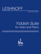 Yiddish Suite Violin and Piano cover